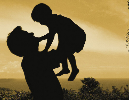 孩子，爸爸想你了